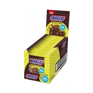 Biscuits Snickers hyperprotéinés 12x60g Chocolat et cacahuètes