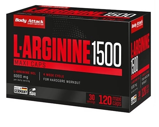 Body Attack L-Arginine 1500 120 gélules