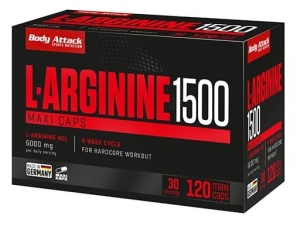 Body Attack L-Arginine 1500 120 gélules