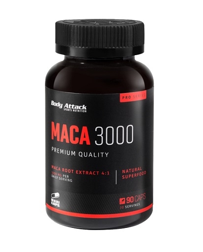 Body Attack Maca 3000 - 90 gélules