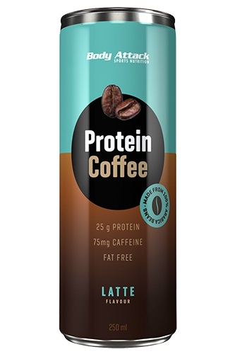 Café protéiné Body Attack - Café Latte (12 x 250 ml)