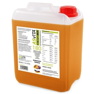 Boisson minérale ASVita Fresh Mix 1:80 - 5 L Orange fraîche
