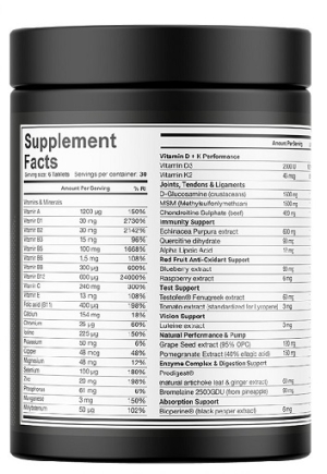 Dedicated Alpha Triad - 180 tablettes