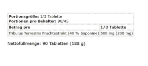 Kevin Levrone Gold Tribulus 90 comprimés