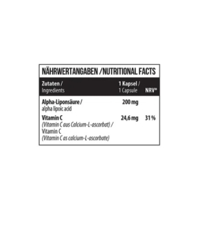 MST - Acide alpha-lipoïque 60 gélules