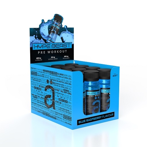 Nanosupps Hype Beast Shot 12x60ml Framboise Bleue
