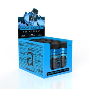 Nanosupps Hype Beast Shot 12x60ml Framboise Bleue