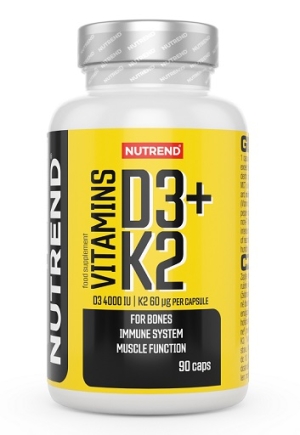 Nutrend Vitamine D3 + K2 4000 UI /60 ug - 90 Gélules