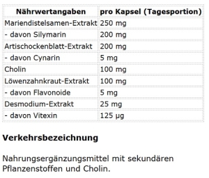 ProFuel Complexe de Chardon-Marie 120 Gélules