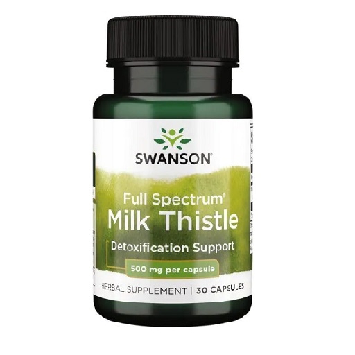Swanson Milk Thistle 500 mg 30 gélules