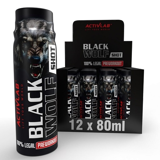 Activlab Black Wolf Shot Pré-entraînement 12 x 80 ml