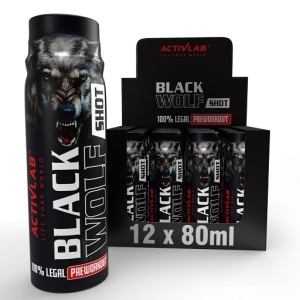 Activlab Black Wolf Shot Pré-entraînement 12 x 80 ml