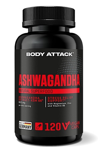 Body Attack Ashwagandha 120 gélules