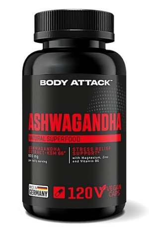 Body Attack Ashwagandha 120 gélules