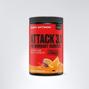 Body Attack Pre Attack 3.1 600 g Orange-Fruit de la Passion