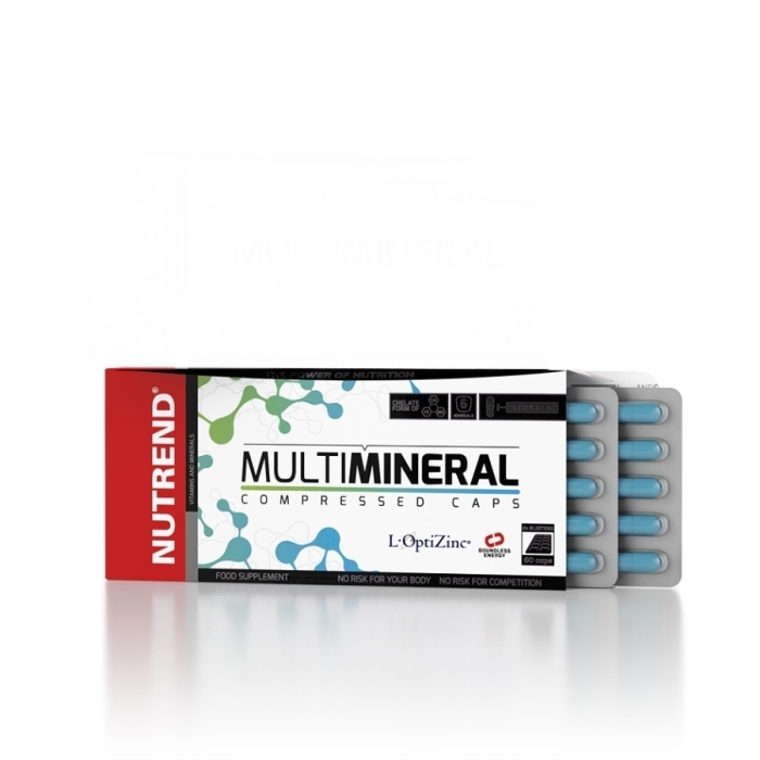 Capsules multiminéraux Nutrend comprimées - 60 Gélules