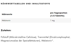 ESN Melatonin Sleep Aid 180 Tablettes