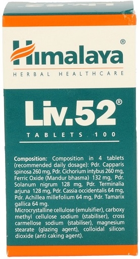Himalaya Live 52 100 tablettes
