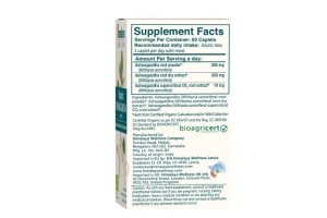 Himalaya Organic Ashwagandha  - 60 gélules