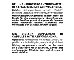 INLEAD Ashwagandha KSM-66 120 gélules