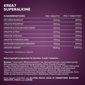 IronMaxx Krea7 Superalkaline - 90 tablettes
