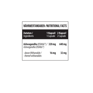 MST - Ashwagandha KSM 66® - 120 gélules