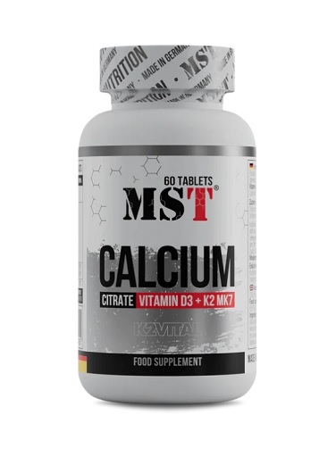 MST - Citrate de calcium D3 + K2Vital 60 comprimés