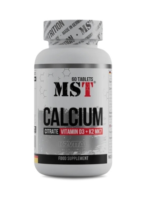 MST - Citrate de calcium D3 + K2Vital 60 comprimés