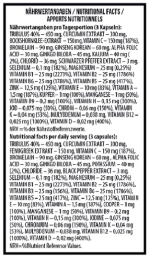 MST - Vitamines pour homme 90 gélules