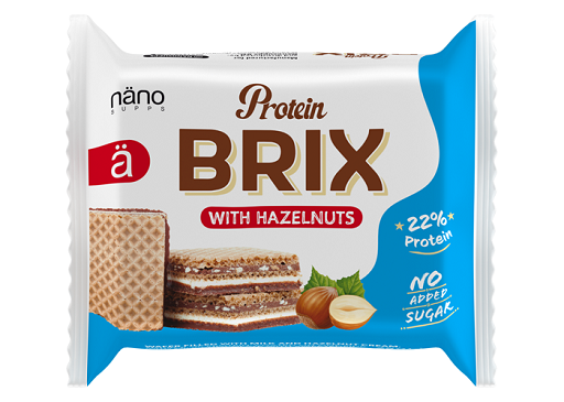 Nanosupps Protéine Brix Noisette 24x25g