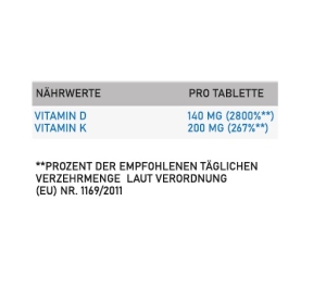 NNT Vitamine D3+K2 5600 UI 60 comprimés