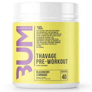 RAW Nutrition CBUM Thavage Pré-entraînement 520g Peach Bum