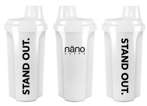 Shaker Nanosupps NANOBCAA 500 ml Blanc