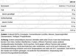 XXL Nutrition Spray de cuisson parfait 200 ml d'huile d'olive