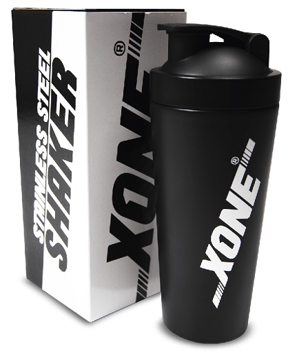 Shaker XXL Nutrition XONE® en acier inoxydable 800 ml