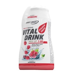 Best Body Vital Drink 1:80 Gouttes aromatisées - 48ml Bouteille pressable Cerise