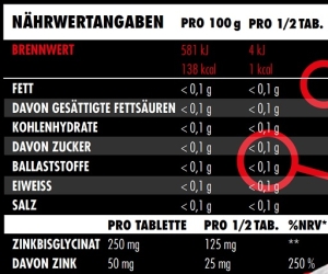 Big Zone Bisglycinate de zinc 150 tablettes