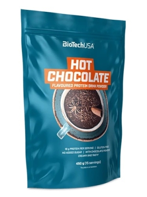 BioTech 450 g Boisson protéinée au chocolat chaud 