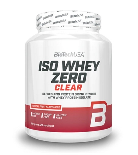 BioTech Iso Whey Zero Clear 500 g Fruits rouges