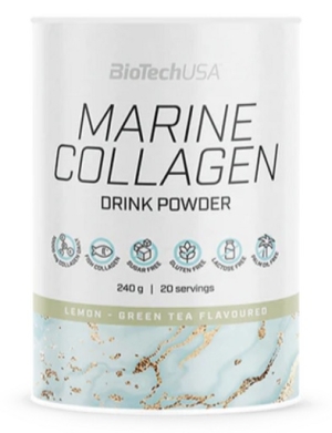 BioTech Marine Collagen 240g Thé vert Citron