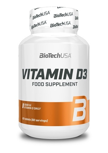BioTech Vitamine D3 60 tablettes