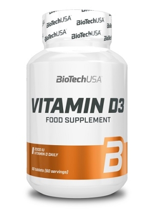 BioTech Vitamine D3 60 tablettes