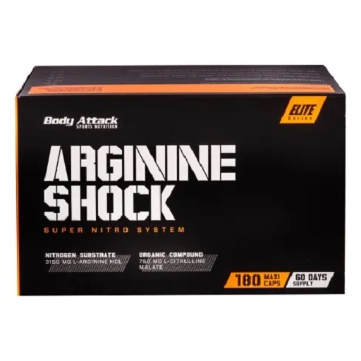Body Attack Arginine Shock 180 gélules