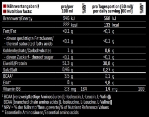 Body Attack Beef Amino Liquide 1000 ml Cerise