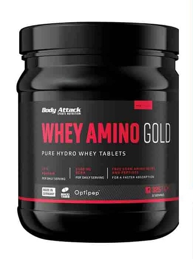 Body Attack Whey Amino Gold 325 Tablettes