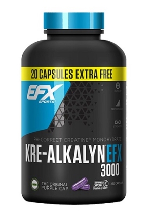 EFX Kre-Alkalyn 3000 - 260 gélules