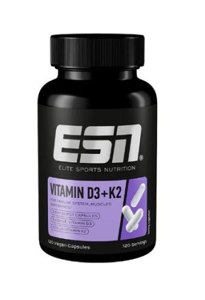 ESN Vitamine D3 + K2 120 gélules