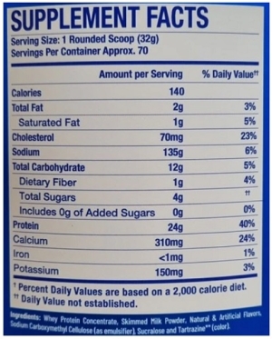 Lait au chocolat Ronnie Coleman Whey-XS 2,26 kg