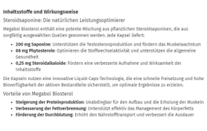 Megabol Biostérol - 30 gélules