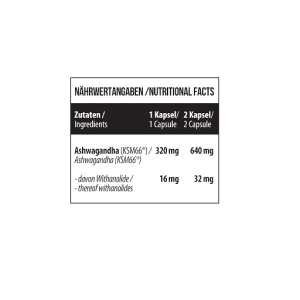 MST - Ashwagandha KSM 66® - 60 gélules